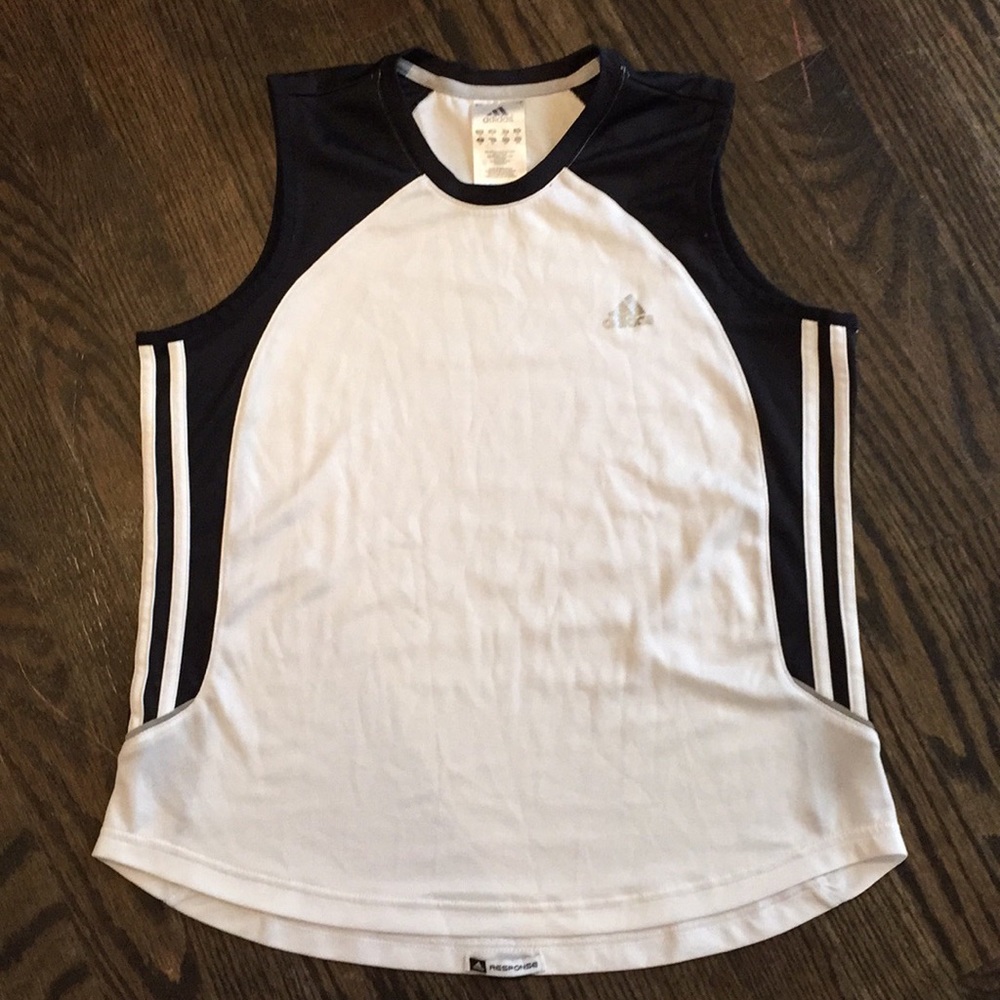 Adidas three stripe tank top